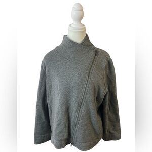 Eileen Fisher - Wool Asymmetric Zip Long Sleeve Jacket